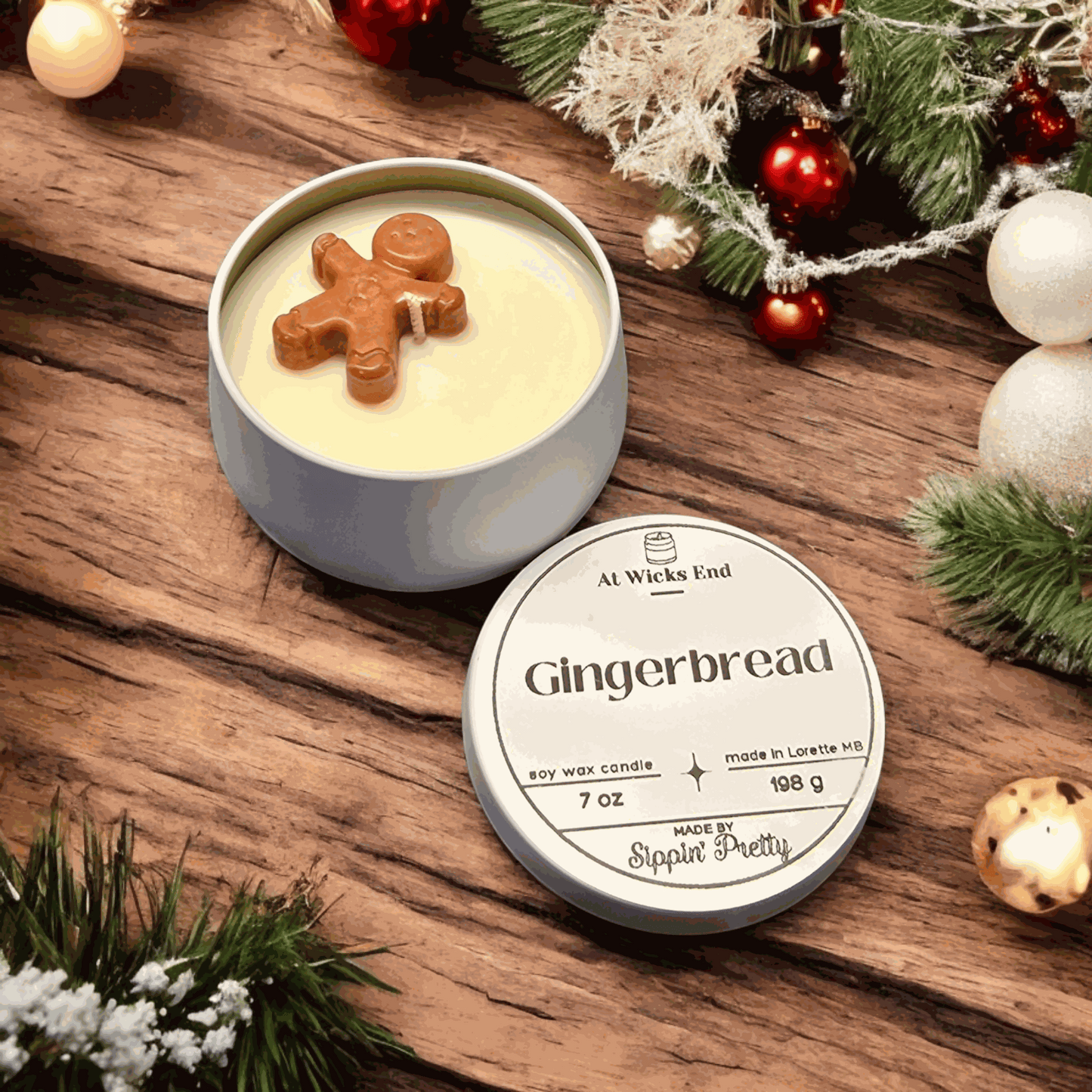 Gingerbread Candle