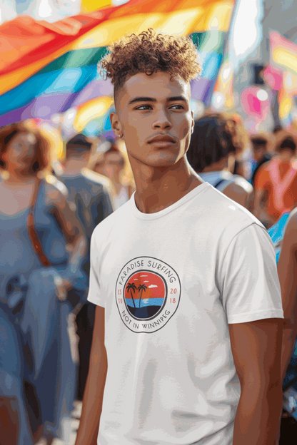 ai-created-mockup-of-a-man-wearing-a-round-neck-t-shirt-at-a-gay-pride-march-m39367