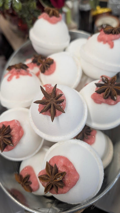 Chocolate Mint Bliss Star Anise Bath Bombs