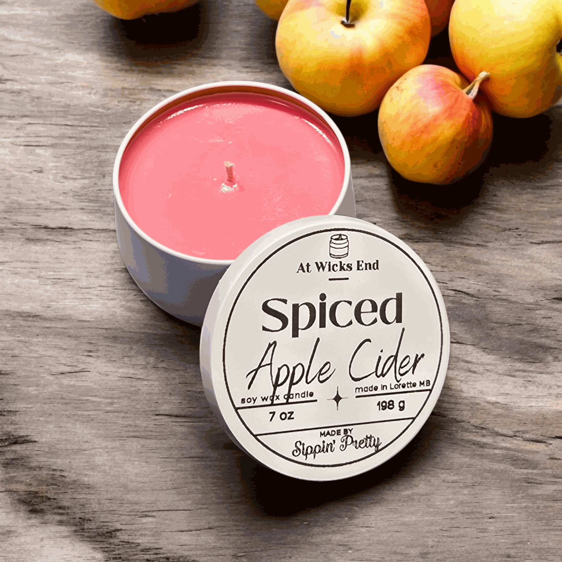 Pumpkin Oatmilk Chai Inspired Spiced Apple Cider Candle